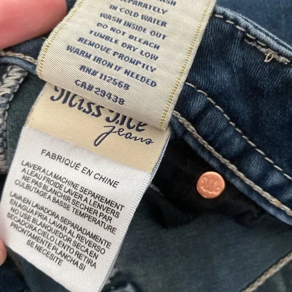 Miss Me Dark Blue Embellished Jeans - Picture 3 of 5